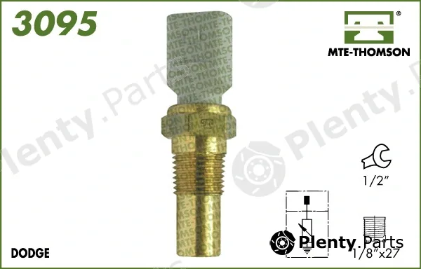 Mte-Thomson 3095 — Sensor, coolant temperature