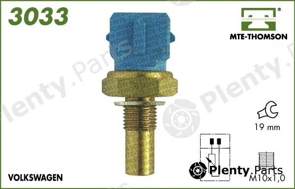 Mte-Thomson 3033 — Sensor, coolant temperature