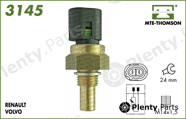 Mte-Thomson 3145 — Sensor, coolant temperature
