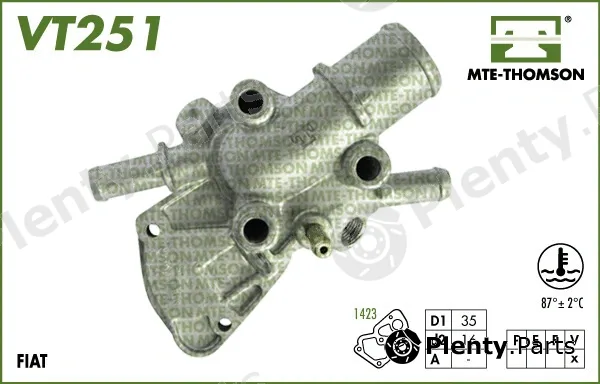 Mte-Thomson VT251.87 — Thermostat, coolant