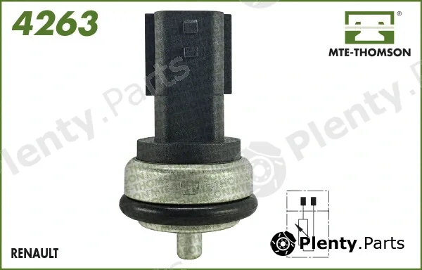 Mte-Thomson 4263 — Sensor, coolant temperature