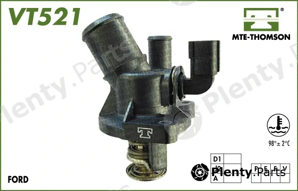 Mte-Thomson VT521.98 — Thermostat, coolant