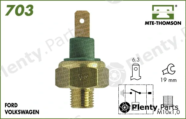Mte-Thomson 703 — Temperature Switch, radiator fan