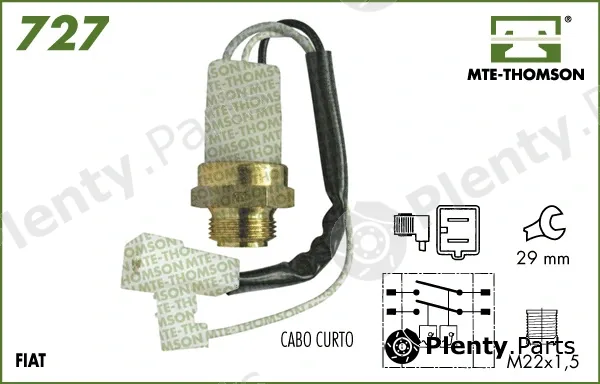 Mte-Thomson 727.88/92 — Temperature Switch, radiator fan