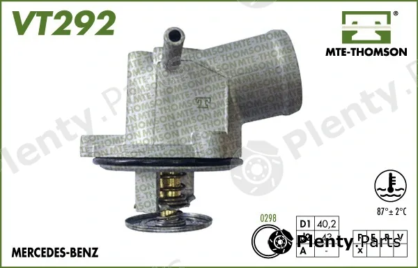 Mte-Thomson VT292.87 — Thermostat, coolant