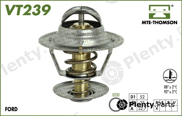 Mte-Thomson VT239.88 — Thermostat, coolant