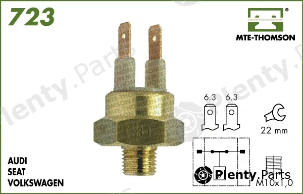 Mte-Thomson 723.65/55 — Temperature Switch, radiator fan