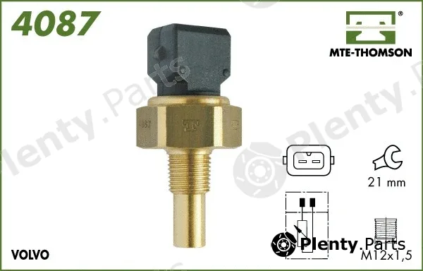 Mte-Thomson 4087 — Sensor, coolant temperature