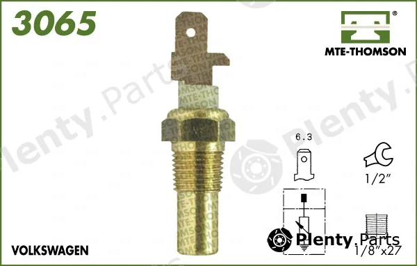 Mte-Thomson 3065 — Sensor, coolant temperature