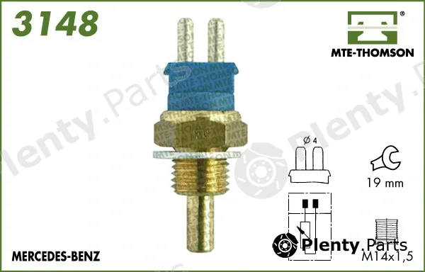 Mte-Thomson 3148 — Sensor, coolant temperature