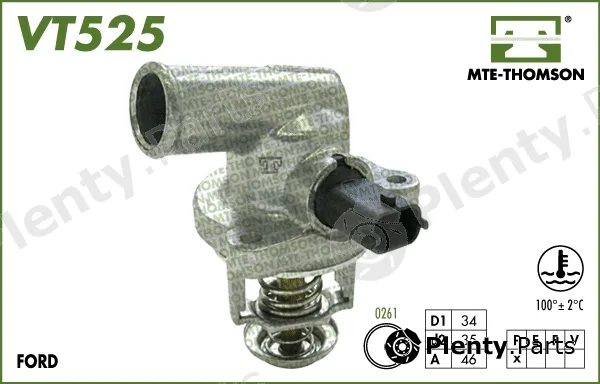 Mte-Thomson VT525.100 — Thermostat, coolant