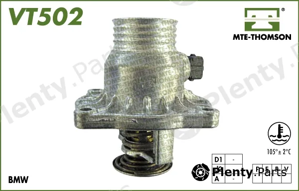 Mte-Thomson VT502.105 — Thermostat, coolant