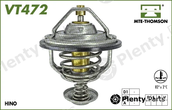 Mte-Thomson VT472.82 — Thermostat, coolant