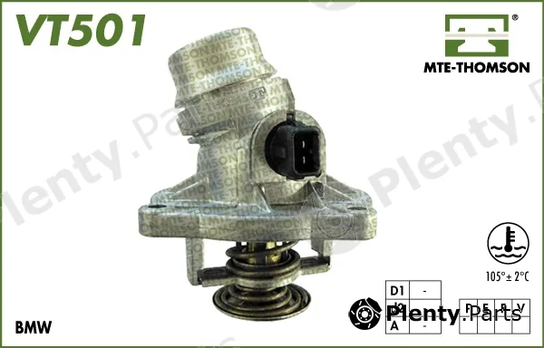 Mte-Thomson VT501.105 — Thermostat, coolant