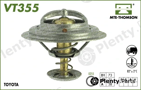 Mte-Thomson VT355.82 — Thermostat, coolant