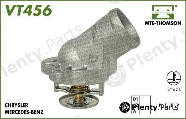 Mte-Thomson VT456.87 — Thermostat, coolant