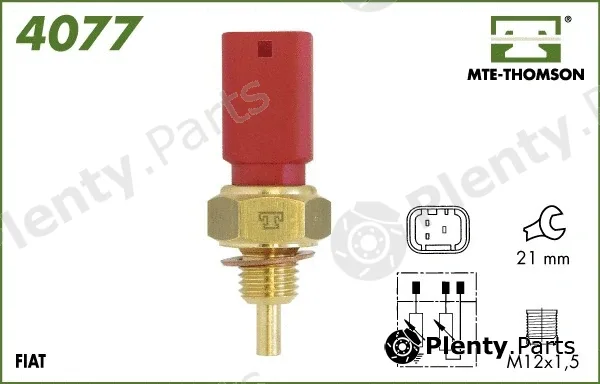 Mte-Thomson 4077 — Sensor, coolant temperature