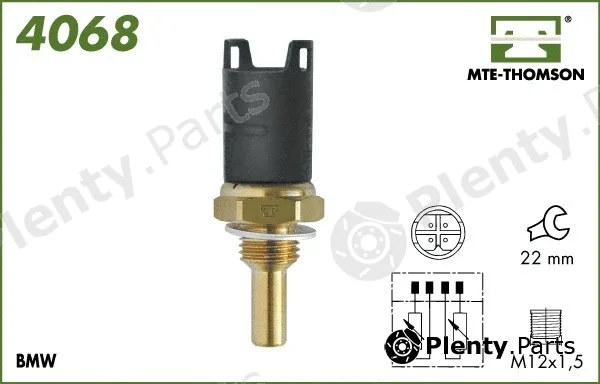 Mte-Thomson 4068 — Sensor, coolant temperature