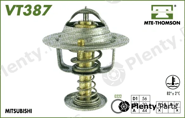Mte-Thomson VT387.76 — Thermostat, coolant