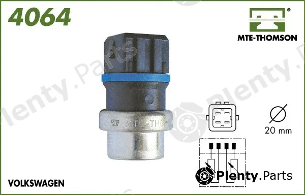 Mte-Thomson 4064 — Sensor, coolant temperature