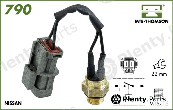 Mte-Thomson 790.102/95 — Temperature Switch, radiator fan