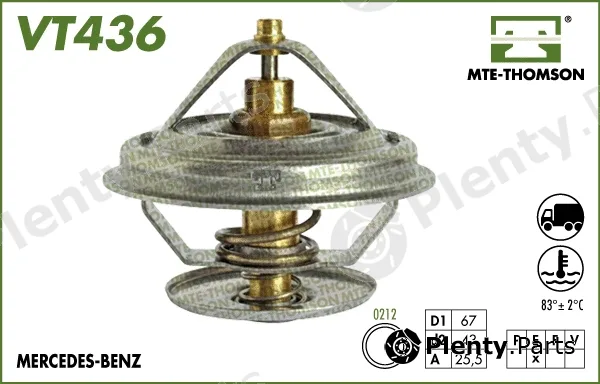 Mte-Thomson VT436.71 — Thermostat, coolant