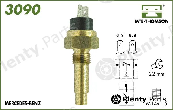 Mte-Thomson 3090 — Sensor, coolant temperature