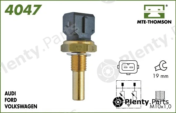 Mte-Thomson 4047 — Sensor, coolant temperature
