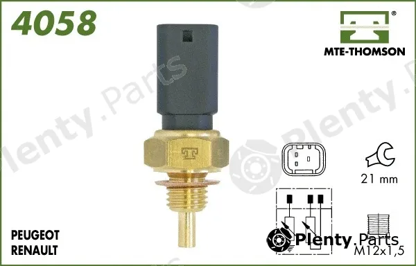 Mte-Thomson 4058 — Sensor, coolant temperature