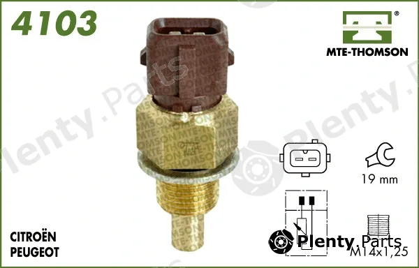 Mte-Thomson 4103 — Sensor, coolant temperature