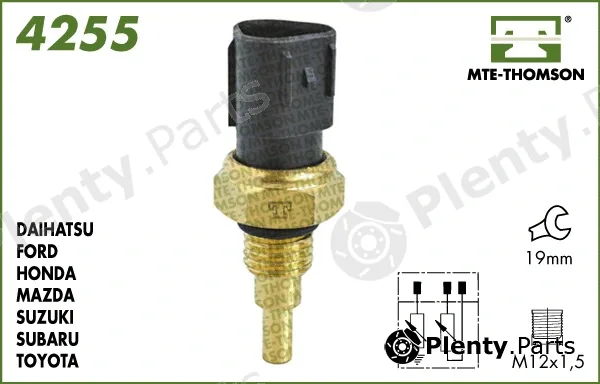 Mte-Thomson 4255 — Sensor, coolant temperature