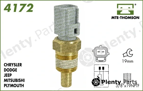 Mte-Thomson 4172 — Sensor, coolant temperature