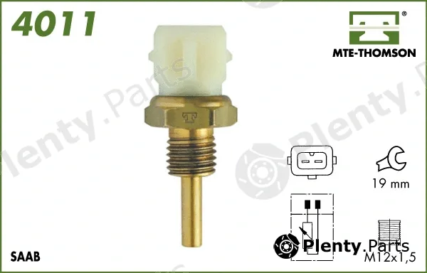 Mte-Thomson 4011 — Sensor, coolant temperature