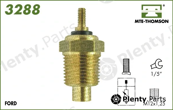 Mte-Thomson 3288 — Sensor, coolant temperature