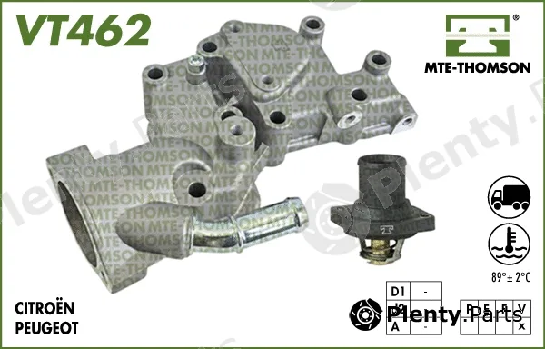 Mte-Thomson VT462.89 — Thermostat, coolant