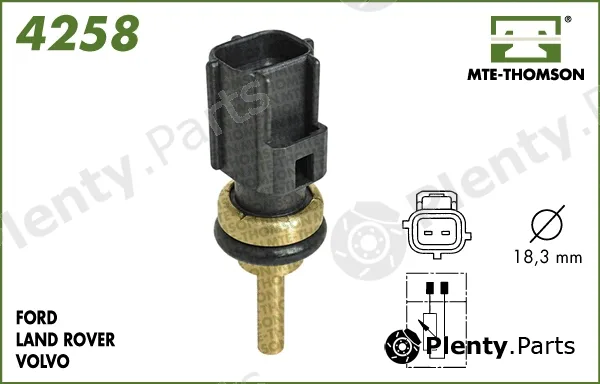 Mte-Thomson 4258 — Sensor, coolant temperature