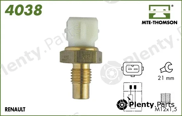Mte-Thomson 4038 — Sensor, coolant temperature