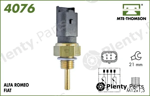 Mte-Thomson 4076 — Sensor, coolant temperature