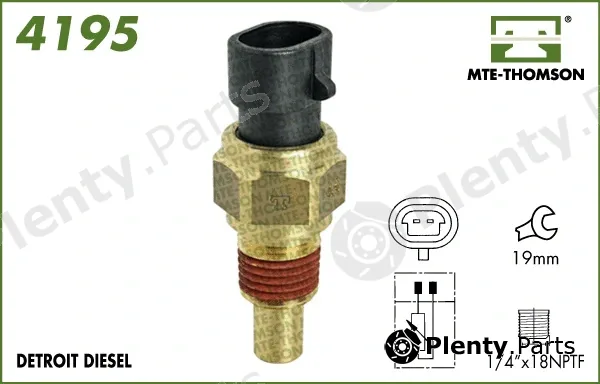 Mte-Thomson 4195 — Sensor, coolant temperature
