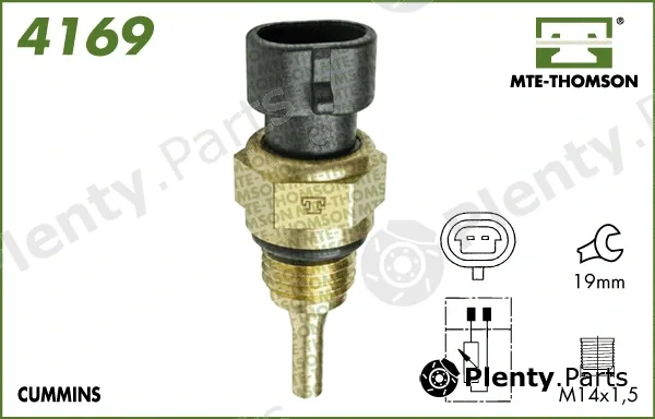 Mte-Thomson 4169 — Sensor, coolant temperature