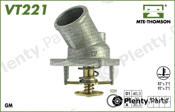 Mte-Thomson VT221.82 — Thermostat, coolant