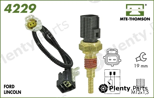 Mte-Thomson 4229 — Sensor, coolant temperature