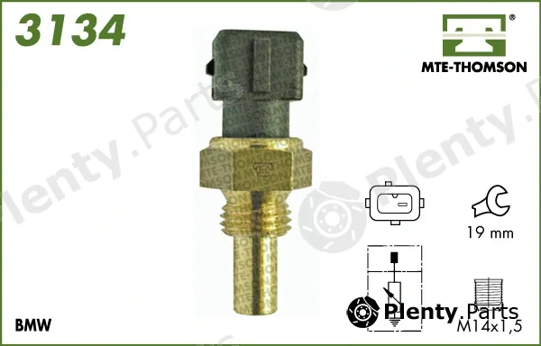 Mte-Thomson 3134 — Sensor, coolant temperature
