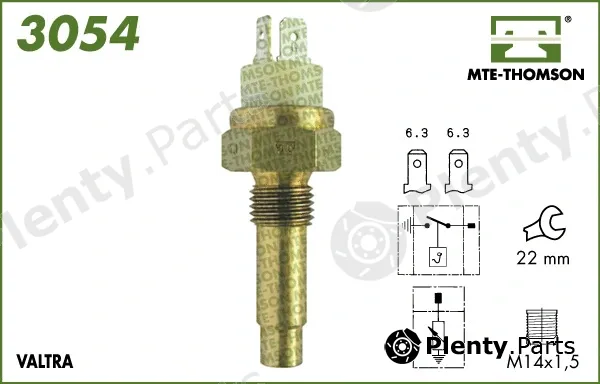 Mte-Thomson 3054 — Sensor, coolant temperature