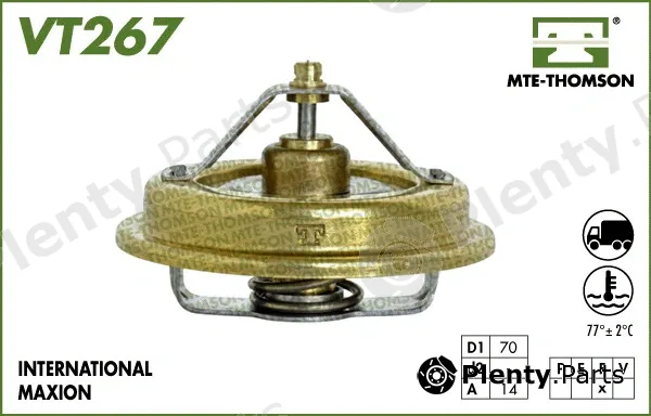 Mte-Thomson VT267.77 — Thermostat, coolant