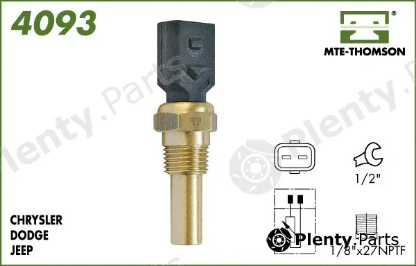 Mte-Thomson 4093 — Sensor, coolant temperature