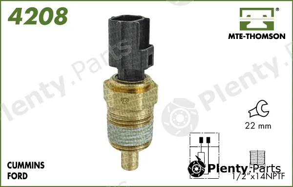 Mte-Thomson 4208 — Sensor, coolant temperature