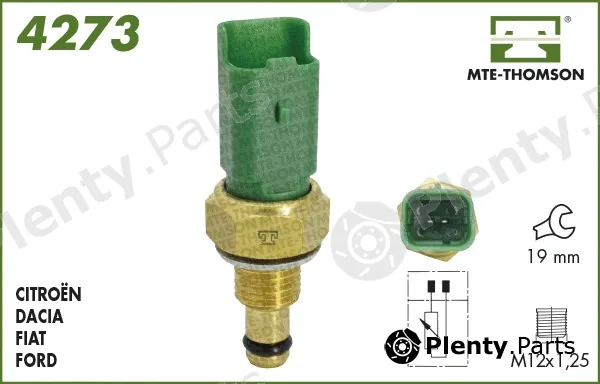 Mte-Thomson 4273 — Sensor, coolant temperature
