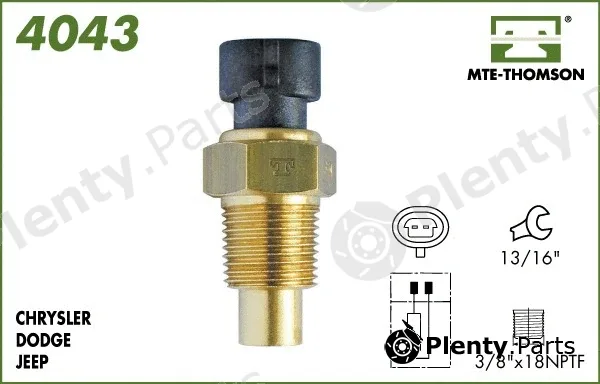 Mte-Thomson 4043 — Sensor, coolant temperature