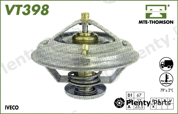 Mte-Thomson VT398.79 — Thermostat, coolant